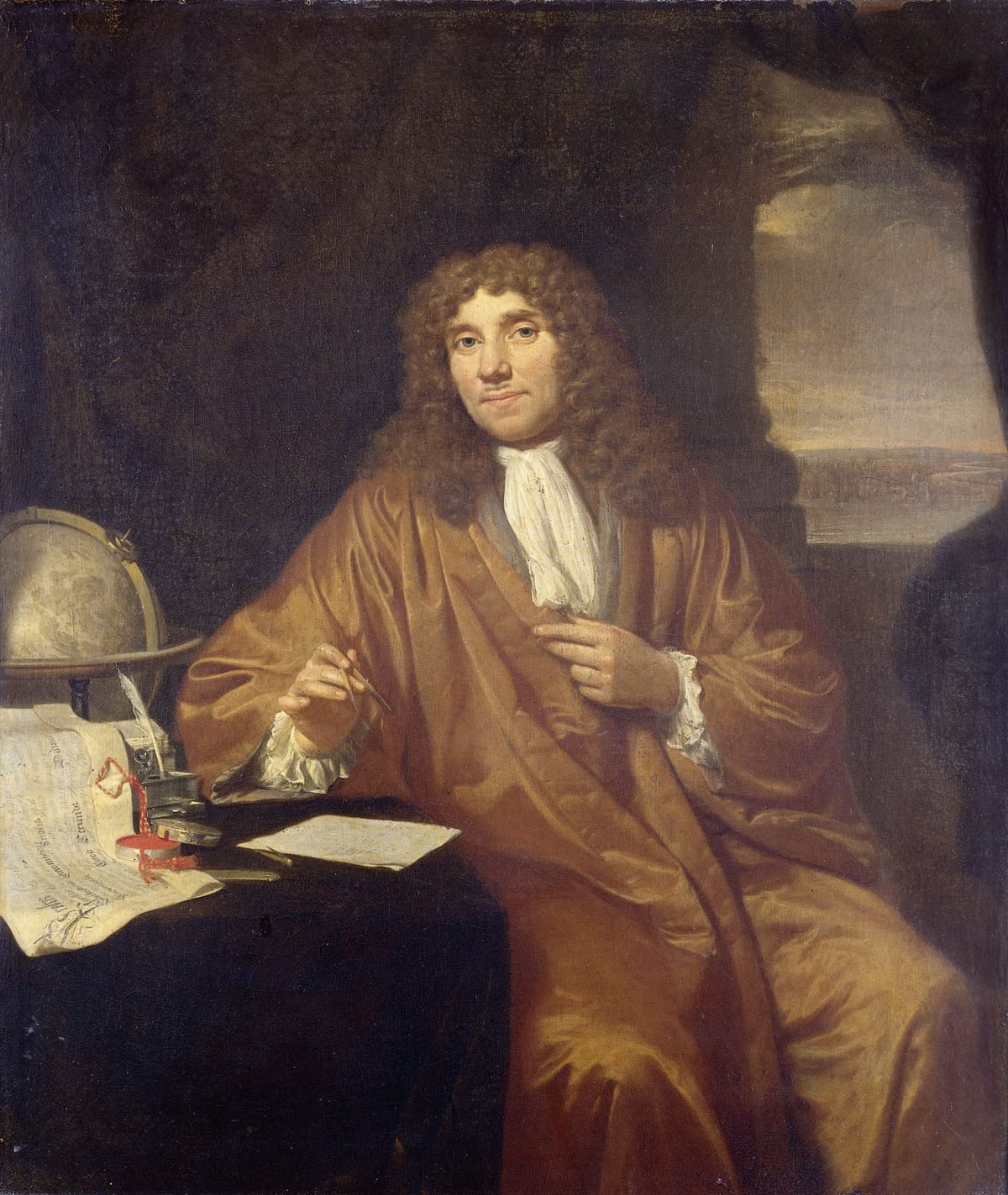 Jan Verkolje, Antoni van Leeuwenhoek, about 1680–86