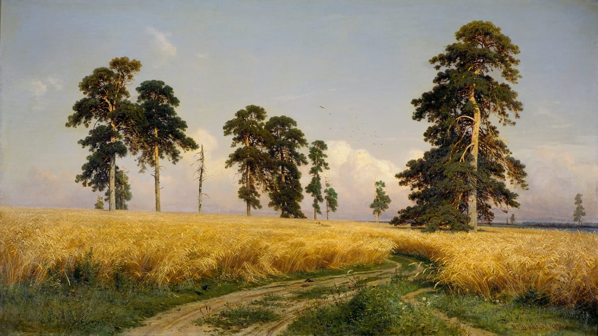 Ivan Shishkin, Rye, 1878